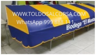Fabricamos e instalamos toldos curvos