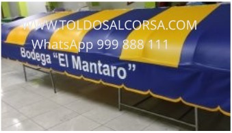 Fabricamos e instalamos toldos curvos para bodegas