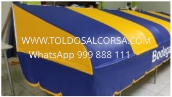 Fabricamos e instalamos toldos enrollables para negocio.
